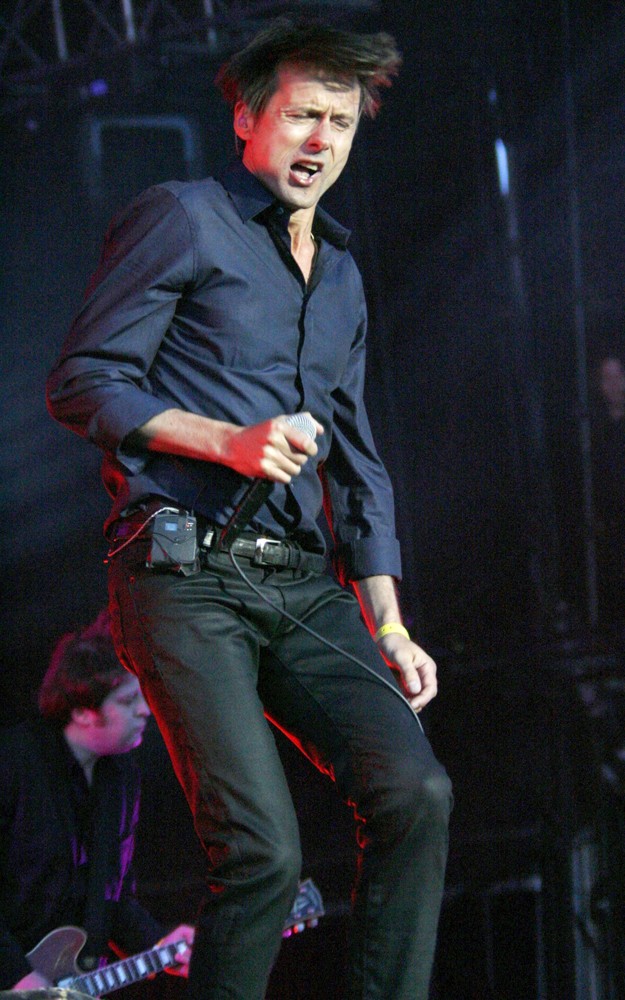 Richard Oakes;Brett Anderson;Suede;<br>Suede Performing Live at The Hop Farm Music Festival 2012 - Day 3