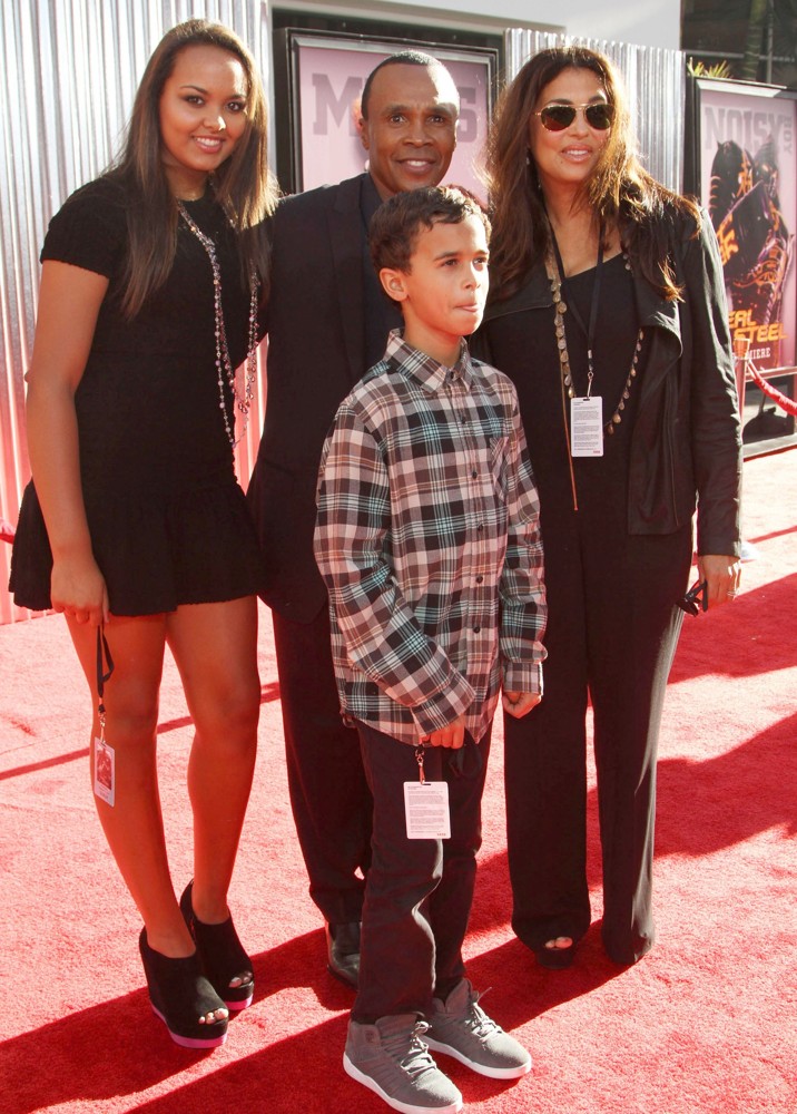 Sugar Ray Leonard;<br>Los Angeles Premiere of Real Steel