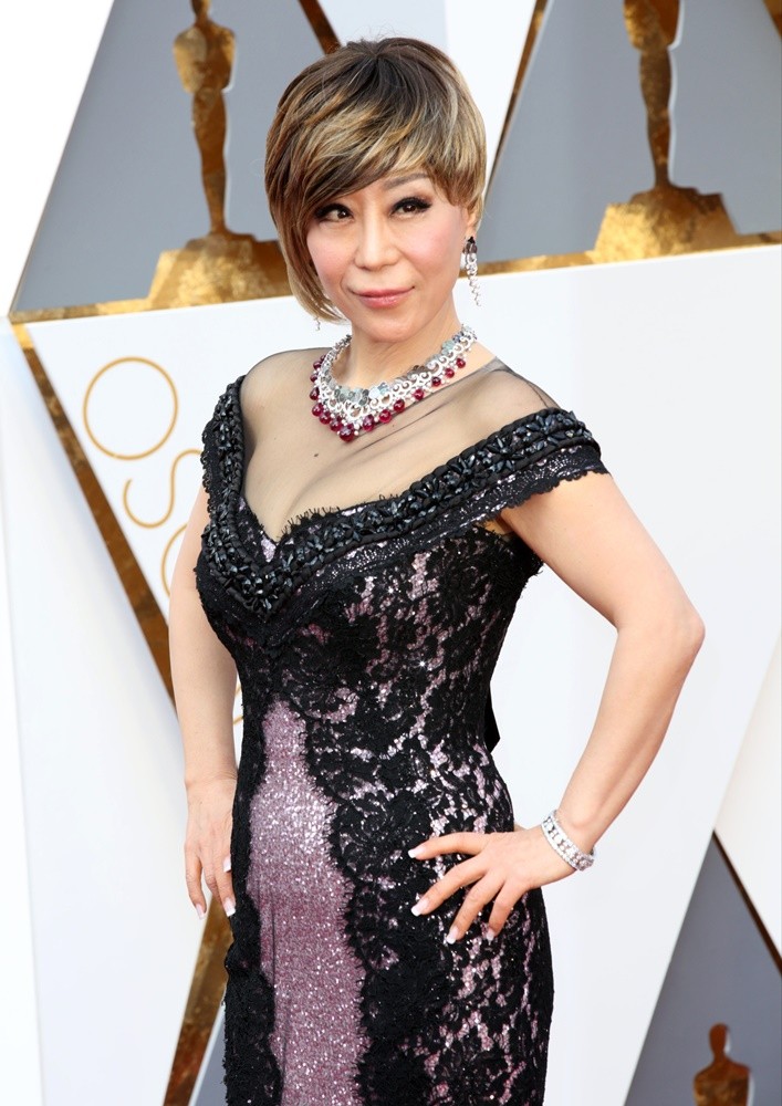 Sumi Jo;<br>88th Annual Academy Awards - Red Carpet Arrivals