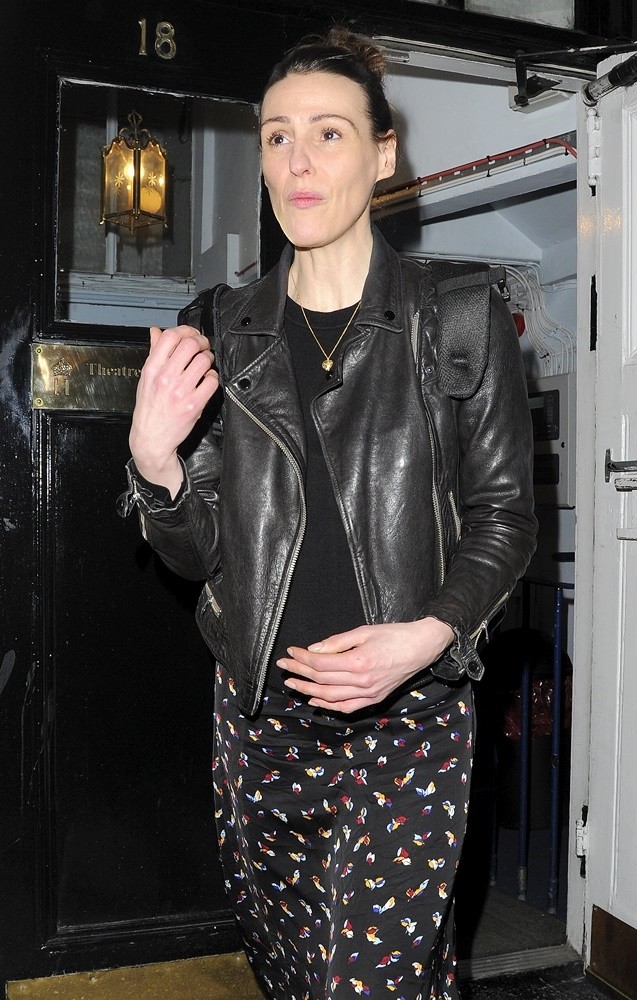 Suranne Jones;<br>Suranne Jones Seen Leaving The Theatre Royal Haymarket