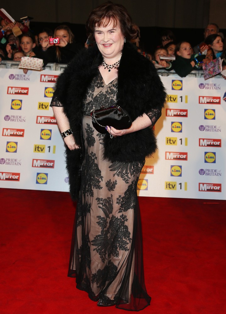 Susan Boyle;<br>The Daily Mirror Pride of Britain Awards 2012 - Arrivals