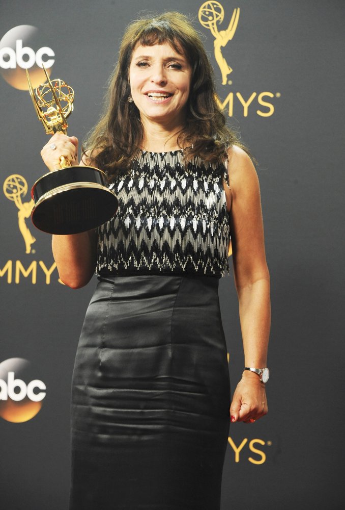 Susanne Bier;<br>68th Emmy Awards - Press Room