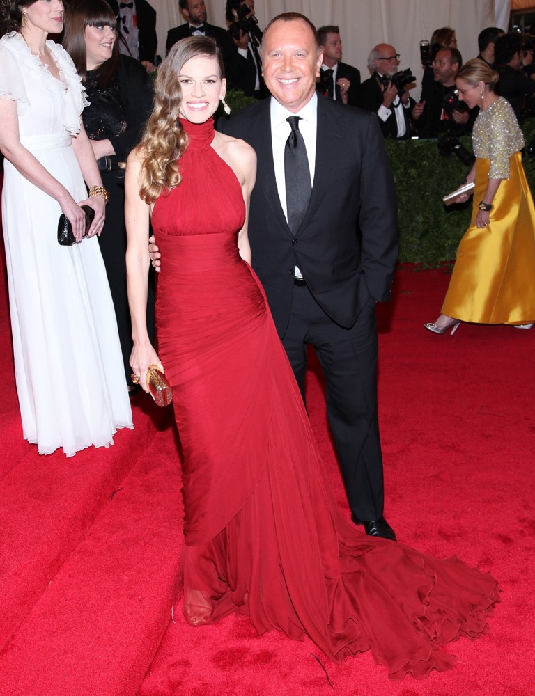 Hilary Swank;Michael Kors;<br>Schiaparelli and Prada Impossible Conversations Costume Institute Gala