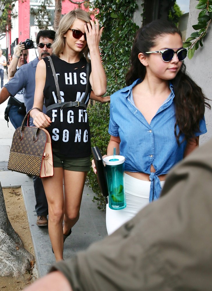 Taylor Swift;Selena Gomez;<br>Selena Gomez and Taylor Swift Head to Ago Restaurant