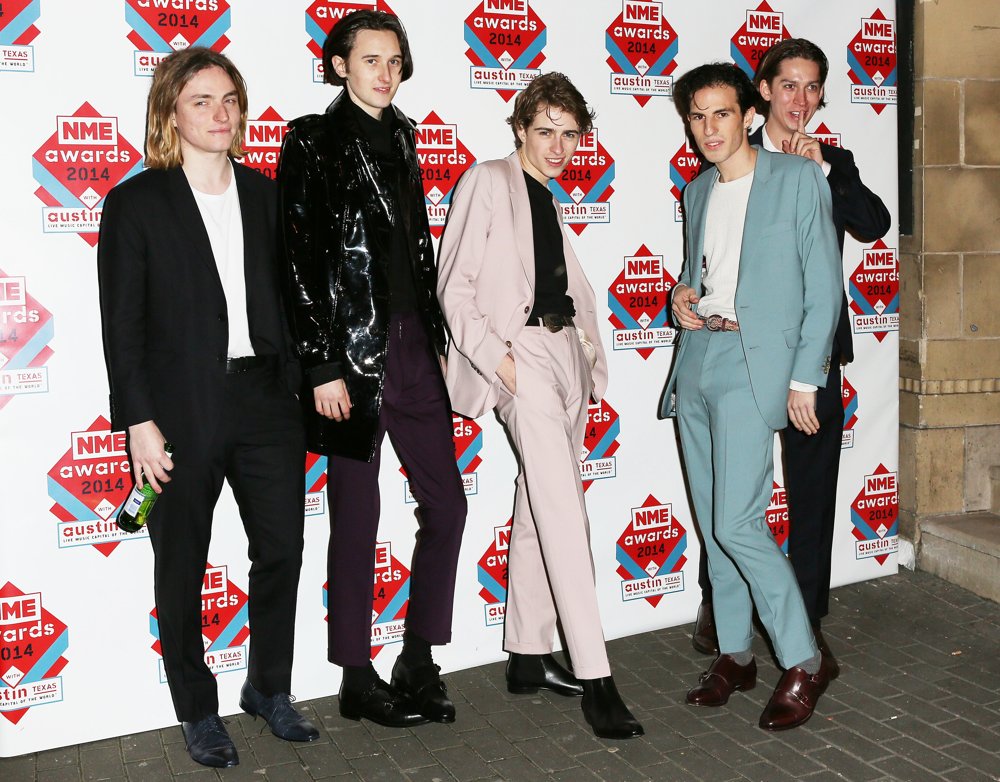 Swim Deep;<br>The NME Awards 2014 - Arrivals