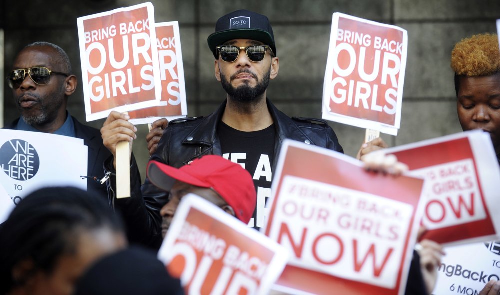 Swizz Beatz;<br>A Protest Demanding The Return of The 200-Plus Girls Abducted by Boko Haram Militants