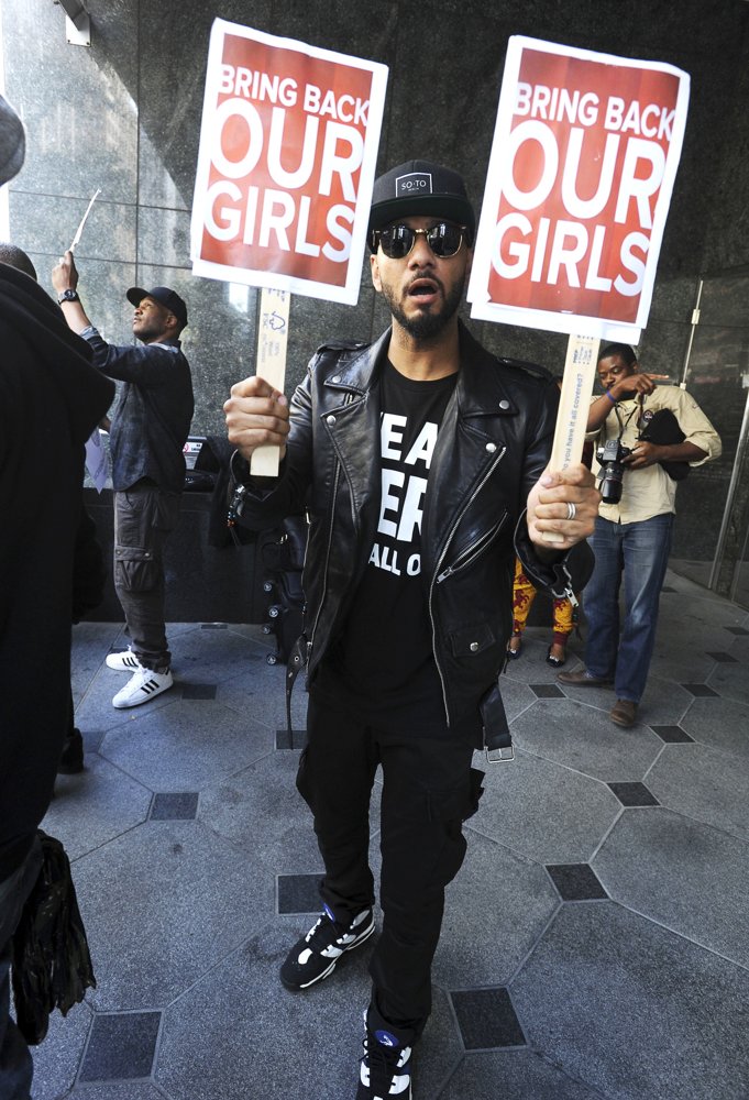 Swizz Beatz;<br>A Protest Demanding The Return of The 200-Plus Girls Abducted by Boko Haram Militants