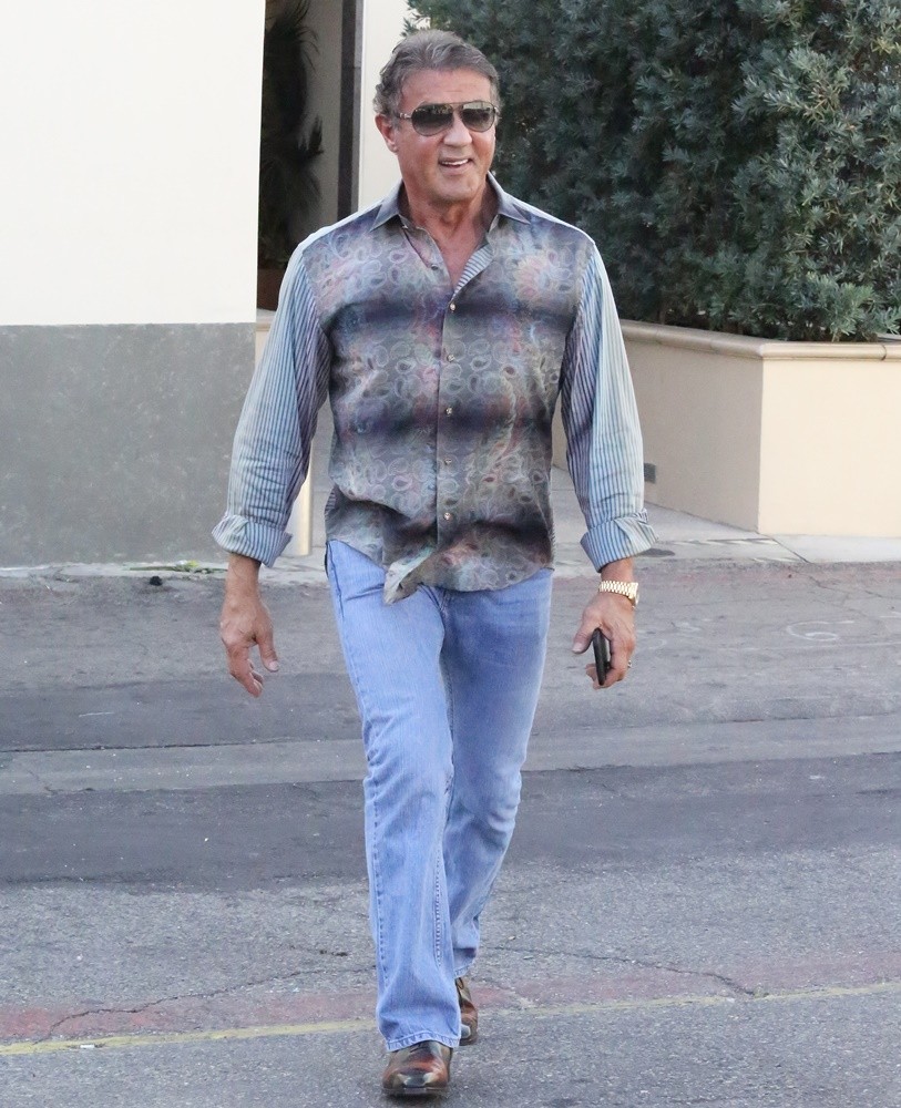 Sylvester-stallone Picture 188 - Sylvester Stallone Out for Lunch