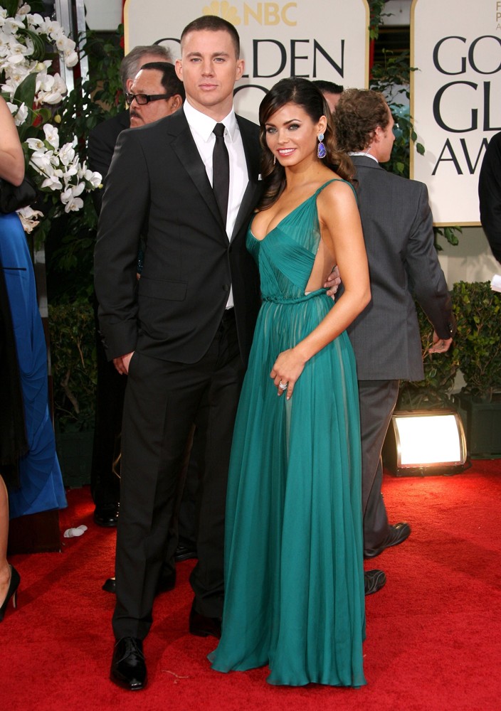 Channing Tatum;Jenna Dewan;<br>The 69th Annual Golden Globe Awards - Arrivals