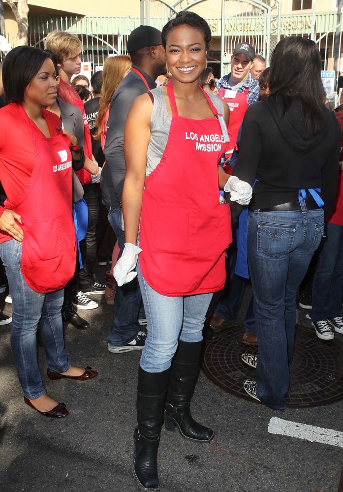 Tatyana Ali;<br>The Los Angeles Mission's Thanksgiving for Skid Row Homeless