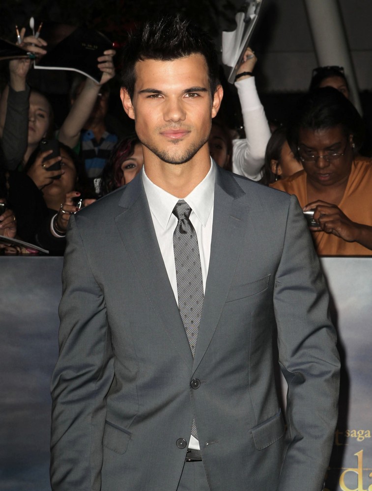 Taylor Lautner;<br>The Premiere of The Twilight Saga's Breaking Dawn Part II