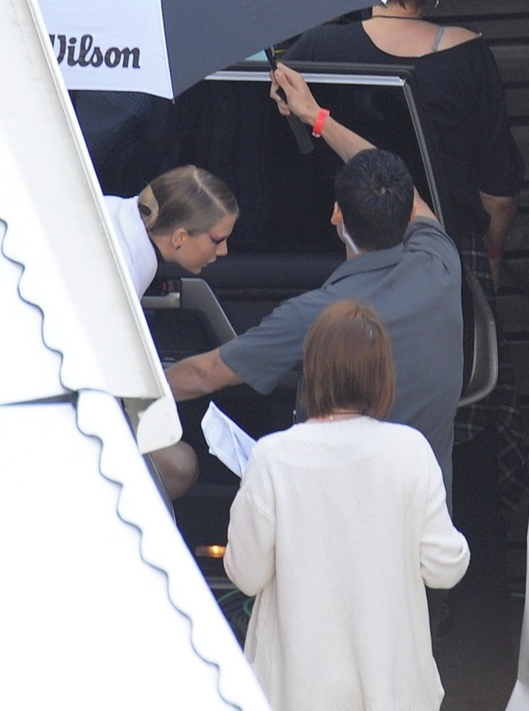 Taylor Swift;<br>Taylor Swift Filming Bad Blood Music Video