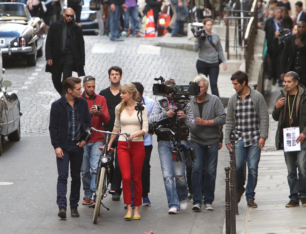 Taylor Swift;<br>Taylor Swift on The Set of Her Music Video