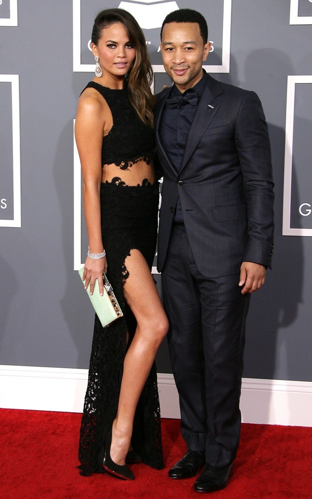 Chrissy Teigen;John Legend;<br>55th Annual GRAMMY Awards - Arrivals