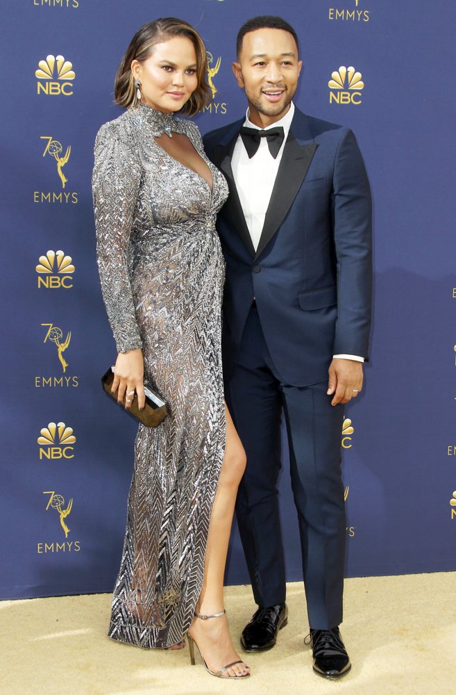 chrissy teigen Picture 1 70th Emmy Awards Arrivals