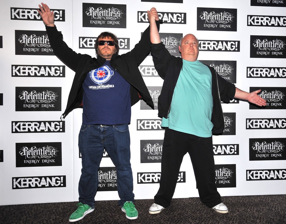 Jack Black;Kyle Gass;Tenacious D;<br>Kerrang! Awards 2012 - Arrivals