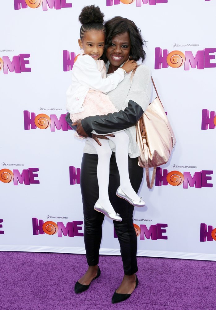 Genesis Tennon;Viola Davis;<br>Los Angeles Premiere of Home Presented by 20th Century Fox and DreamWorks Animation