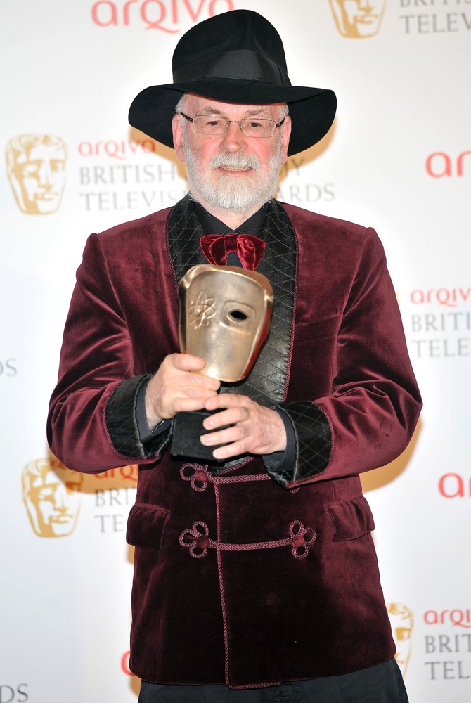 Terry Pratchett;<br>The 2012 Arqiva British Academy Television Awards - Arrivals