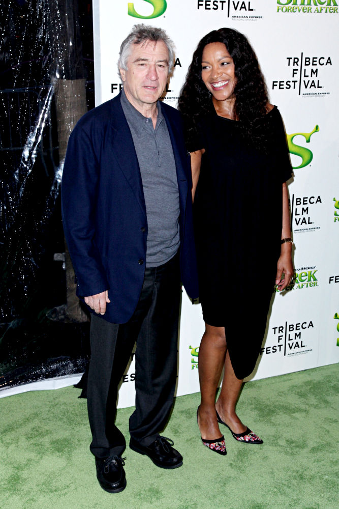 Robert De Niro;Grace Hightower;<br>Premiere of 'Shrek Forever After' during the 9th Annual Tribeca Film Festival - Arrivals