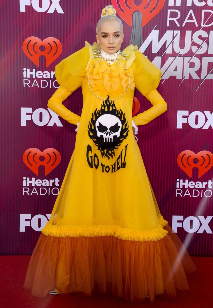That Poppy;<br>2019 iHeartRadio Music Awards - Arrivals