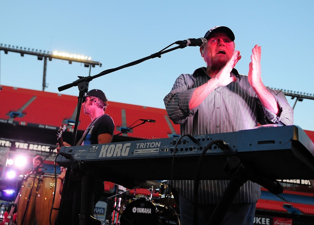 Bruce Johnston;The Beach Boys;<br>John Stamos Performs Live with The Beach Boys at Marlins Super Saturday Concert