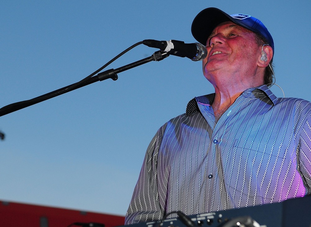 Bruce Johnston;The Beach Boys;<br>John Stamos Performs Live with The Beach Boys at Marlins Super Saturday Concert