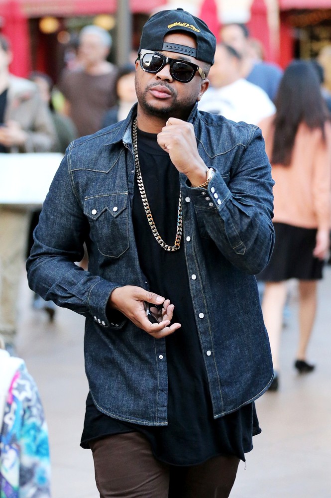 The-Dream;<br>The-Dream Out and About at The Grove