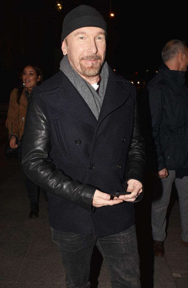 The Edge;U2;<br>The Edge Attends The Annual Christmas Eve Busk