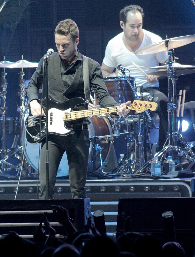 Brandon Flowers;Ronnie Vannucci, Jr.;The Killers;<br>The Killers Performing at The American Airlines Arena
