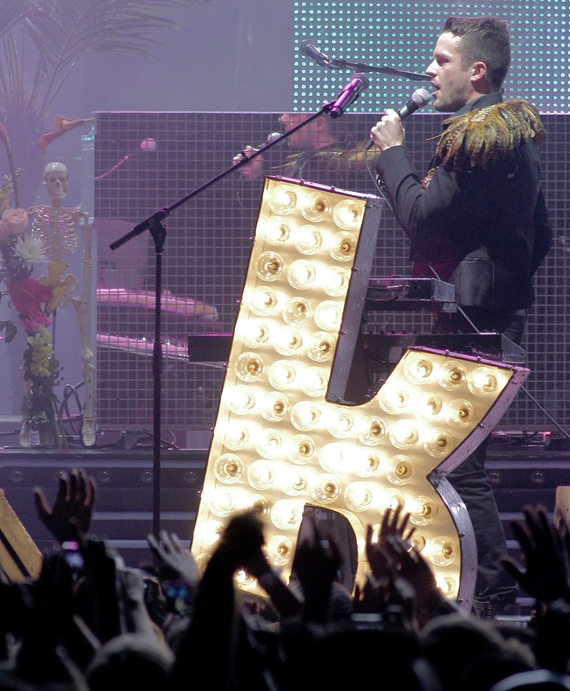 Brandon Flowers;The Killers;<br>The Killers Performing at The American Airlines Arena