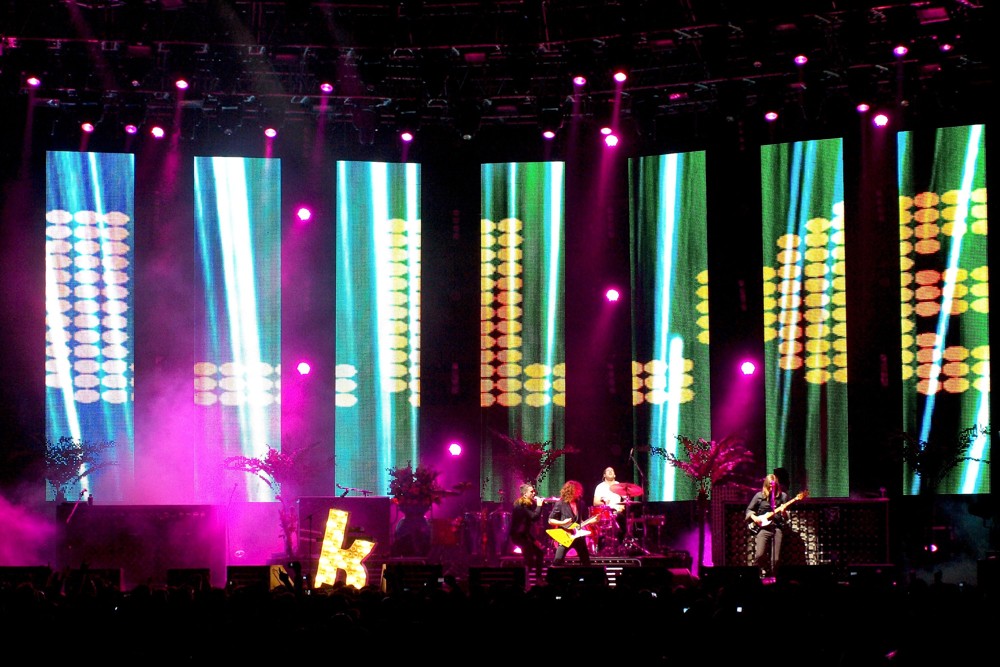 The Killers;<br>The Killers Performing at The American Airlines Arena