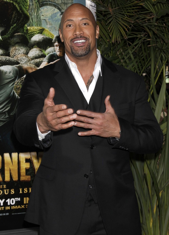 The Rock;<br>The Los Angeles Premiere of Journey 2: The Mysterious Island - Arrivals
