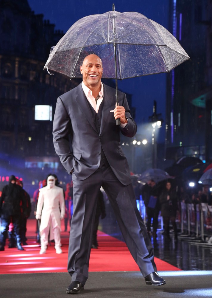 The Rock;<br>U.K. Film Premiere of G.I. Joe: Retaliation - Arrivals