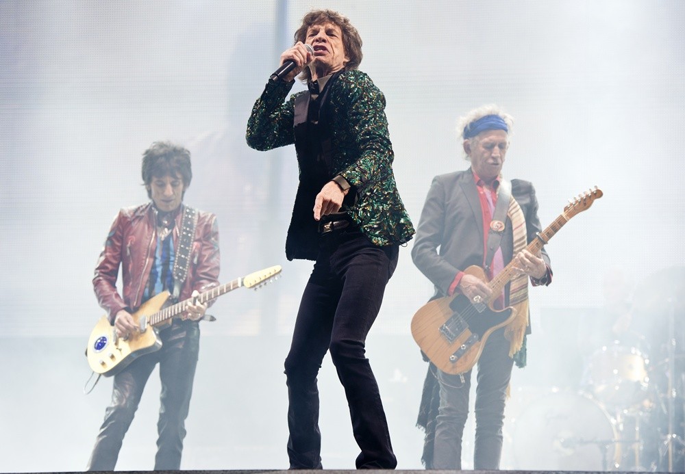 Ronnie Wood;Mick Jagger;Keith Richards;The Rolling Stones;<br>The 2013 Glastonbury Festival