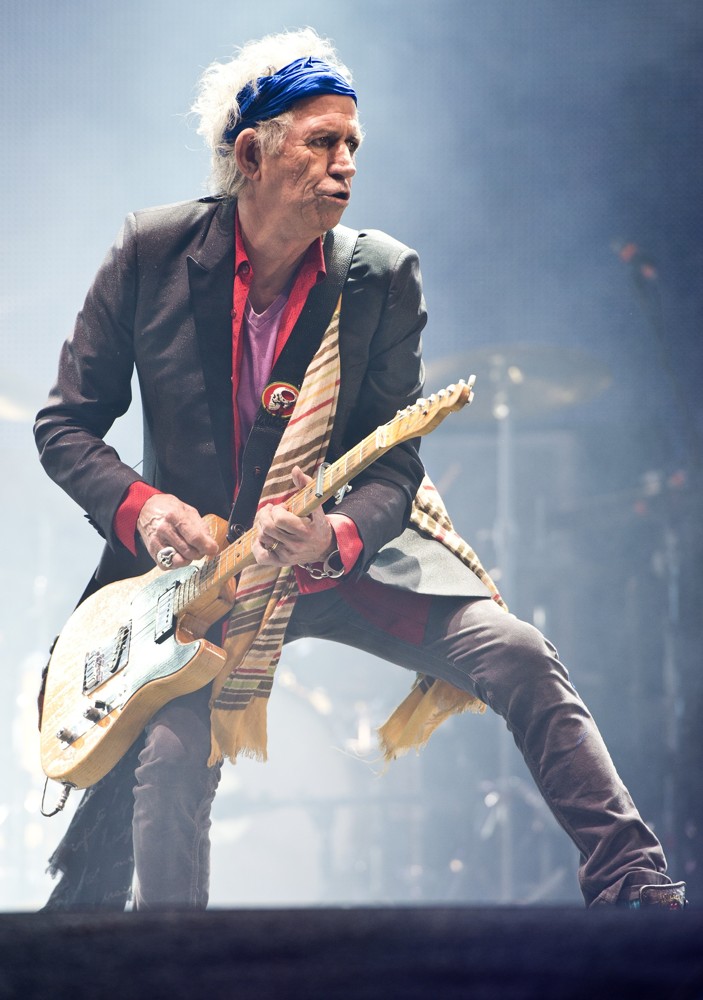 Keith Richards;The Rolling Stones;<br>The 2013 Glastonbury Festival