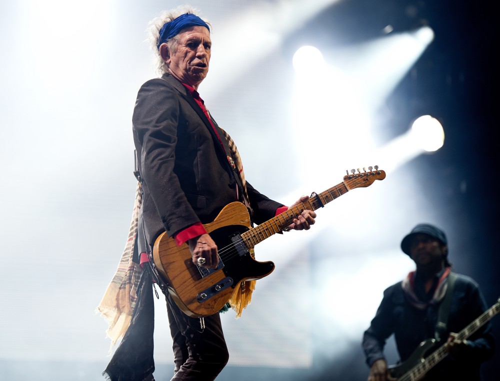 Keith Richards;The Rolling Stones;<br>The 2013 Glastonbury Festival