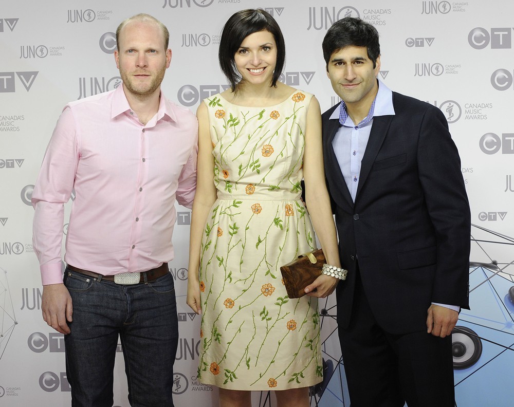 The Rural Alberta Advantage;<br>2012 JUNO Awards - Arrivals