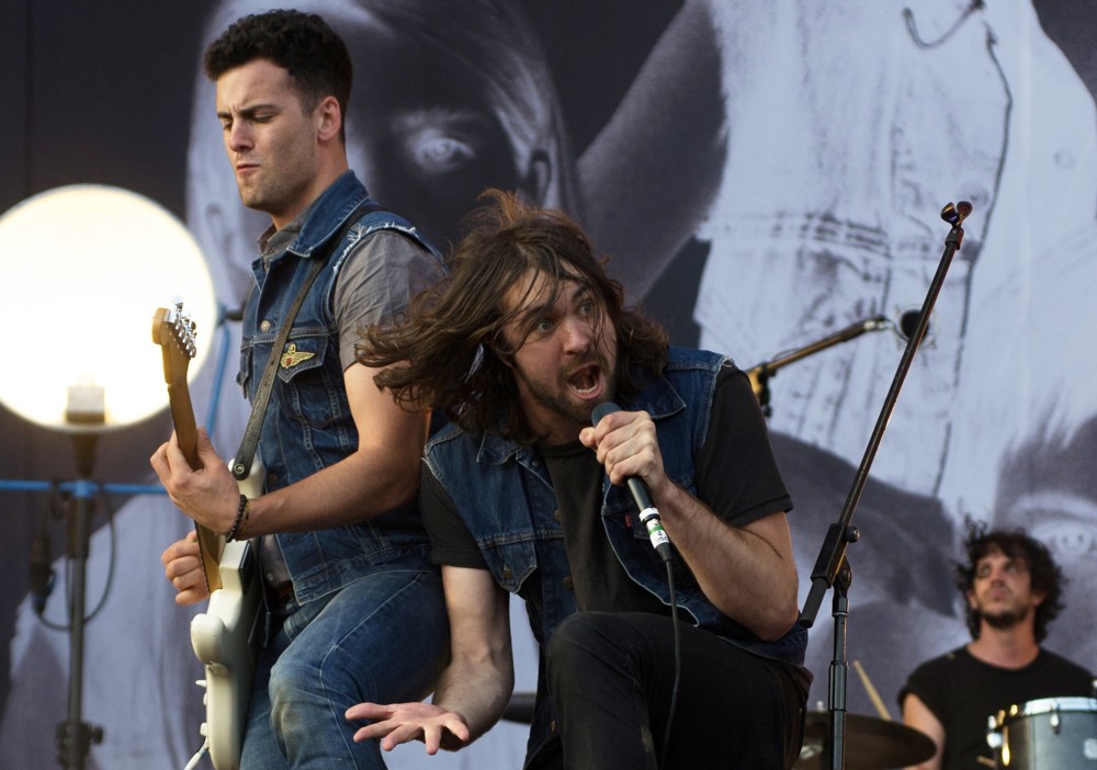 Freddie Cowan;Justin Young;Pete Robertson;The Vaccines;<br>Leeds Festival 2012 - Day Three