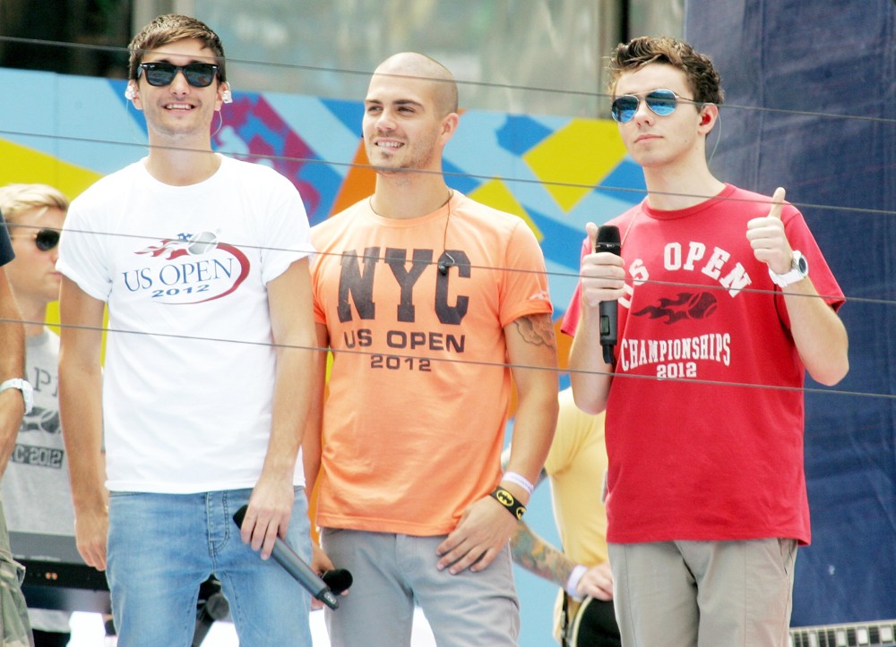 Tom Parker;Max George;Nathan Sykes;The Wanted;<br>Arthur Ashe Kids Day 2012