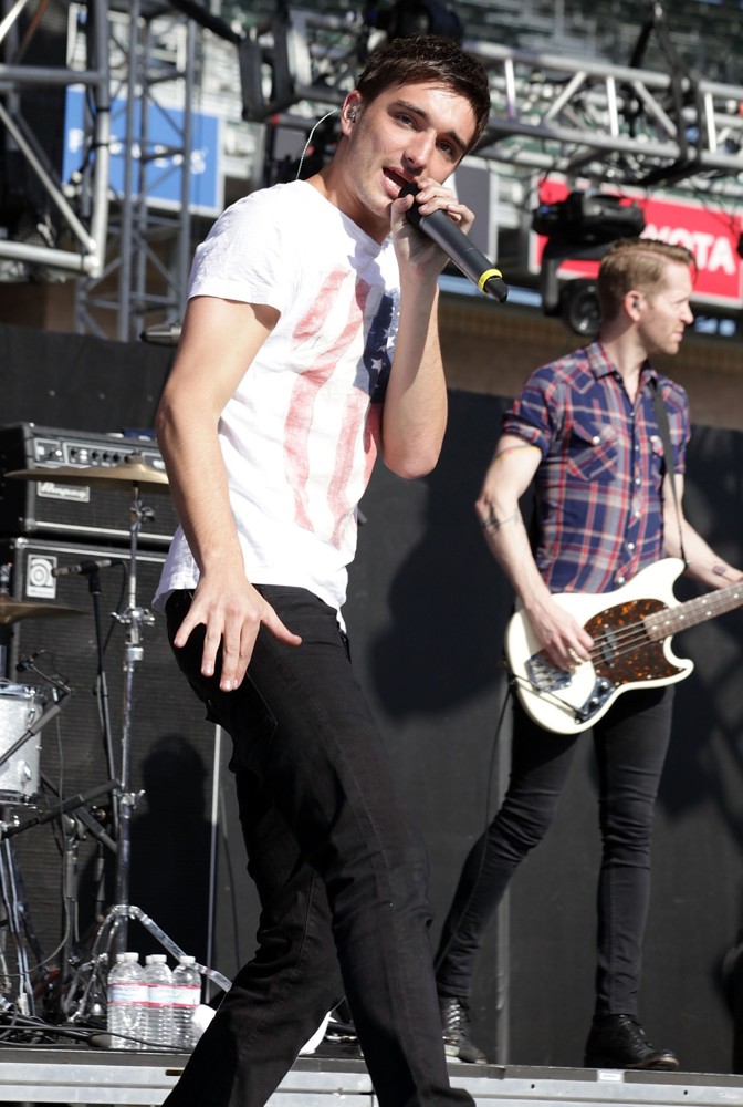 Tom Parker;The Wanted;<br>102.7 KIIS FM's Wango Tango 2012 - Show