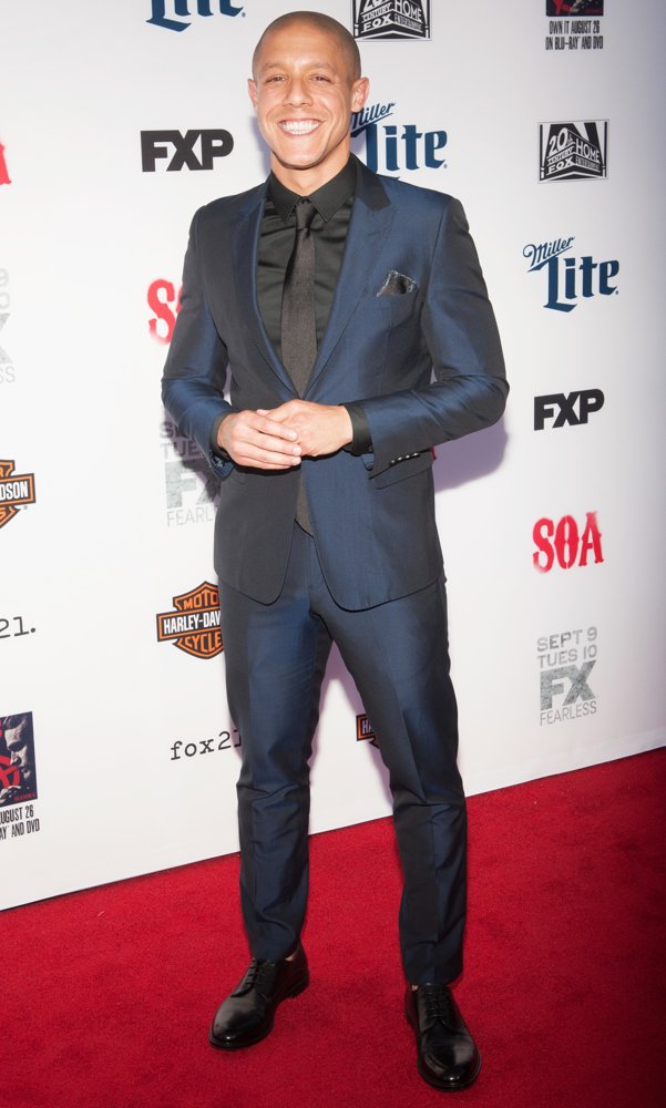Theo Rossi;<br>FX's Sons of Anarchy Premiere Season 7 - Arrivals