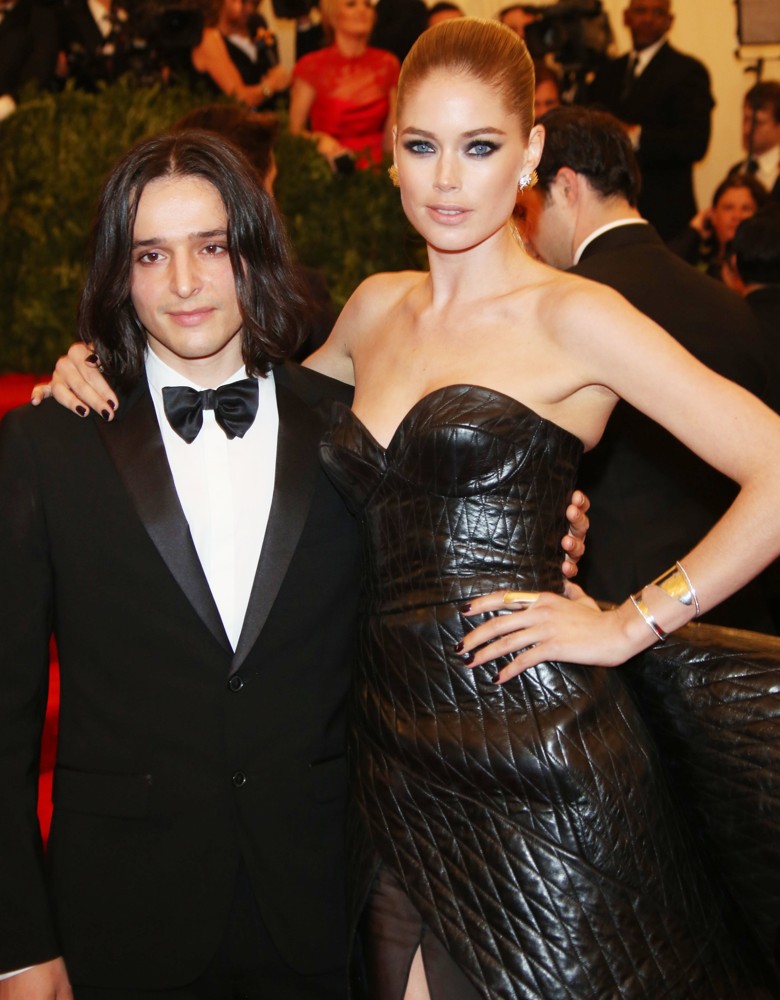 Olivier Theyskens;Doutzen Kroes;<br>PUNK: Chaos to Couture Costume Institute Gala