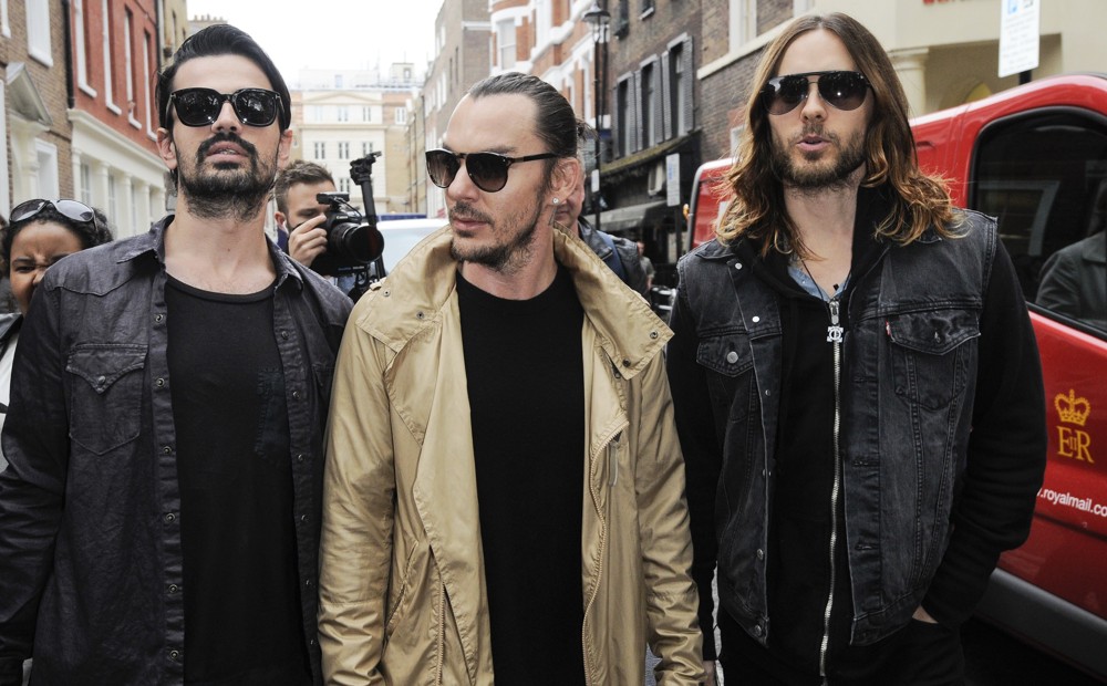 30 Seconds to Mars;<br>30 Seconds to Mars Busking in Soho Square to Promote Their Album Love Lust, Faith + Dreams