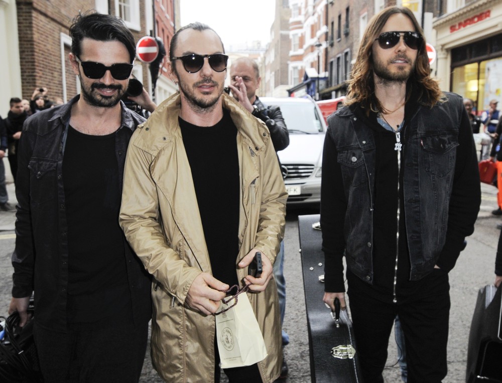 30 Seconds to Mars;<br>30 Seconds to Mars Busking in Soho Square to Promote Their Album Love Lust, Faith + Dreams