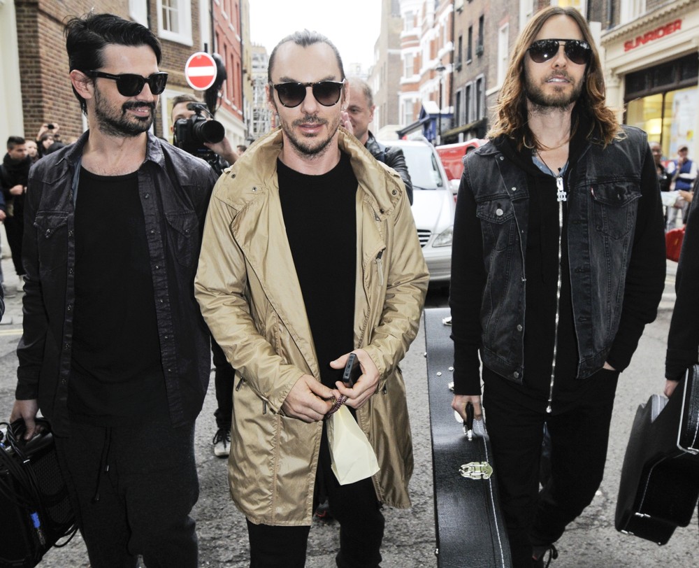30 Seconds to Mars;<br>30 Seconds to Mars Busking in Soho Square to Promote Their Album Love Lust, Faith + Dreams