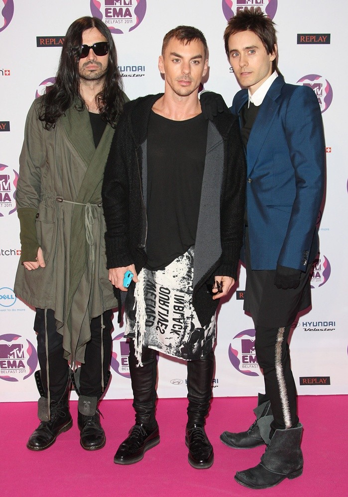 30 Seconds to Mars;<br>The MTV Europe Music Awards 2011 (EMAs) - Arrivals
