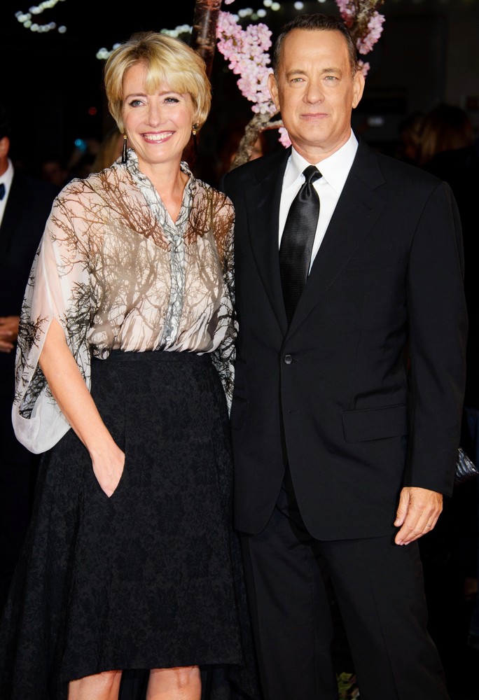 Emma Thompson;Tom Hanks;<br>57th BFI London Film Festival - Saving Mr. Banks - Premiere