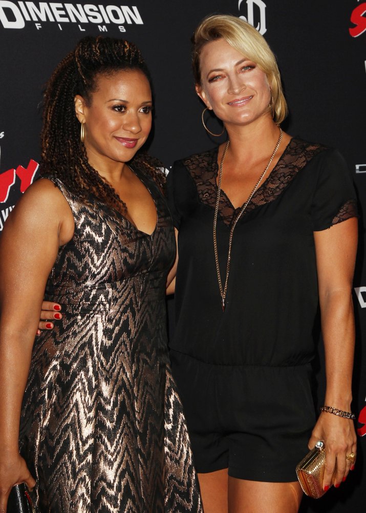 Tracie Thoms, Zoe Bell<br>Los Angeles Premiere of Sin City: A Dame to Kill For