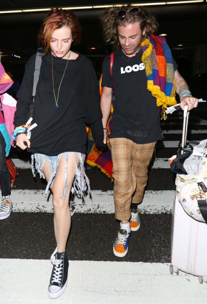 Bella Thorne at LAX