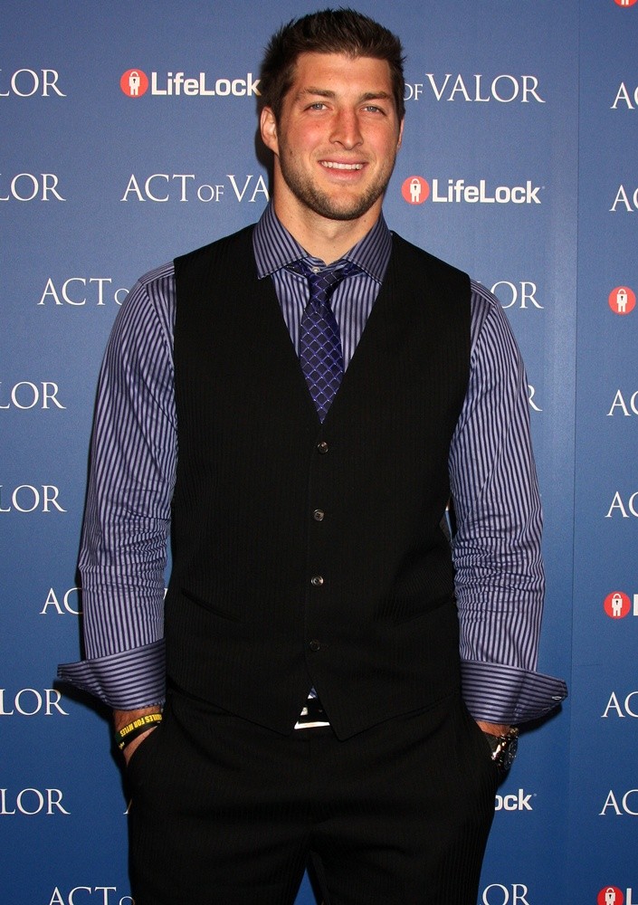 Tim Tebow;<br>The Los Angeles Premiere of Act of Valor - Arrivals